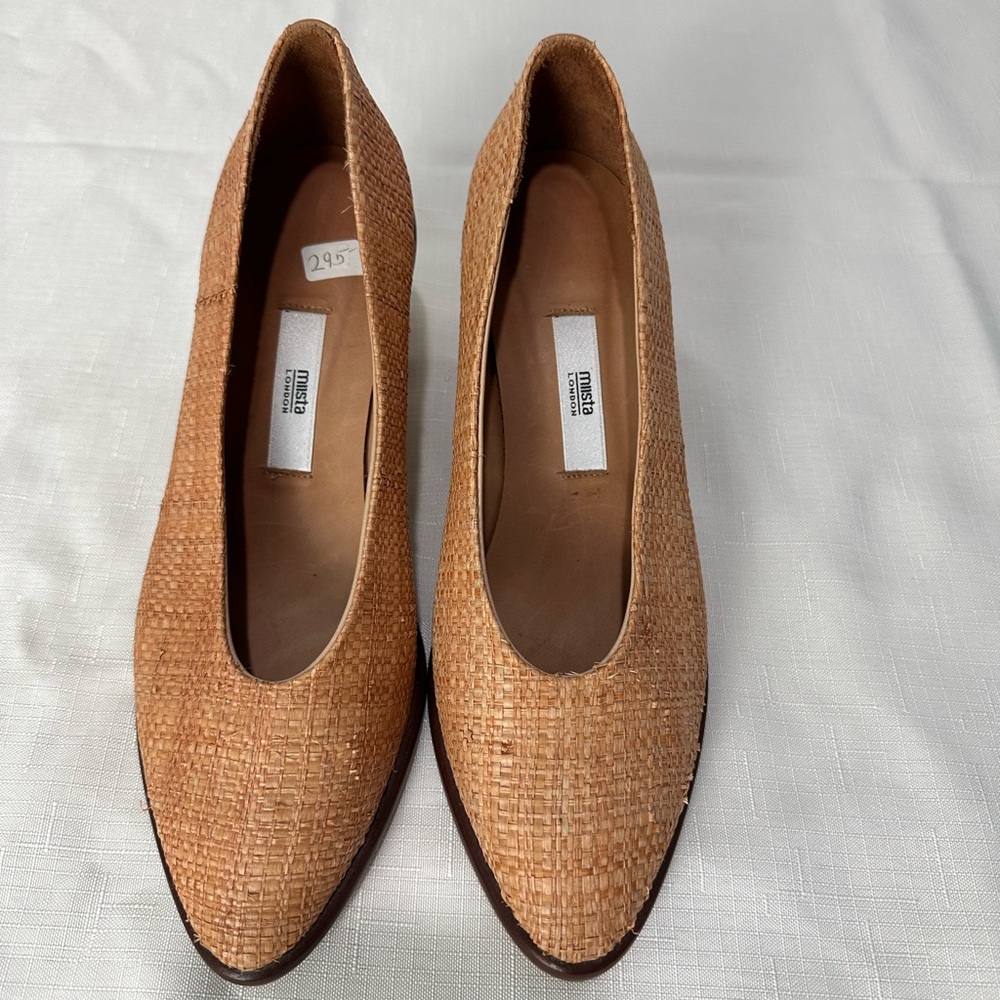 Mista London Straw Heels Size 37